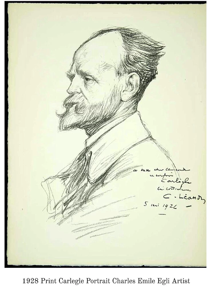 Charles Léandre - Ritratto di Carlo Emile